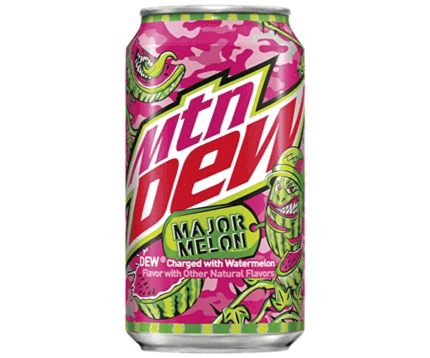 Mountain Dew Major Melon, amerykańska wersja