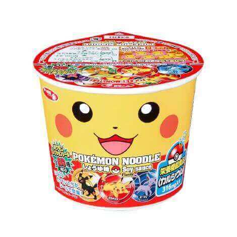 Pokemon Noodle Cup Shoyu , japońskie noodle Pokemon