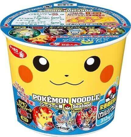Japonskie Noodles Pokemon Seafood owoce morza