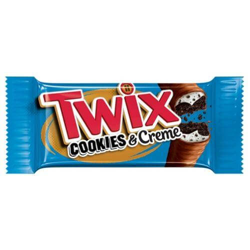 Twix Cookies and Cream, kremowo ciasteczkowy