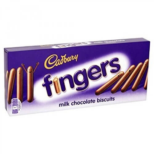 Cadbury Milk Chocolate Finger, angielskie paluszki oblane czekoladą