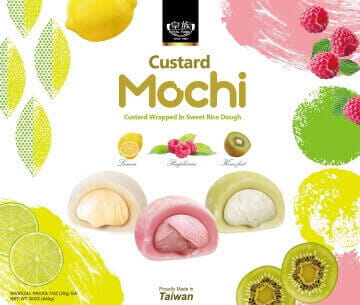 Custard Mochi Kiwi, azjatyckie mochi