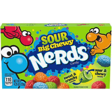 Nerds Sour Big Chewy, amerykańskie owocowe cukierki