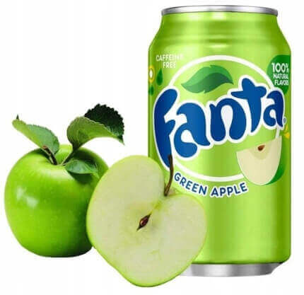 Amerykańska Fanta Green Apple