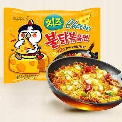 Samyang Hot Chicken Cheese Ramen, naprawdę OSTRE!