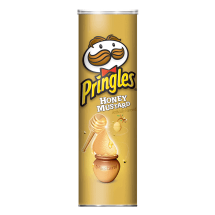 Pringles Honey Mustard, słodkawy smak miodu i ostrość musztardy