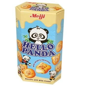 Hello Panda Milk 50g, ciastka z nadzieniem mlecznym
