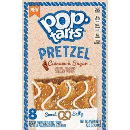 Pop Tarts Pretzel Cinnamon Sugar , amerykańskie słodko - słone precle