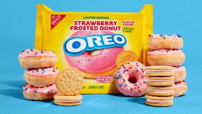 Oreo Strawberry Frosted Donut Limited Edition