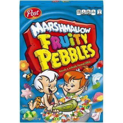 Post Marshmallow Fruity Pebbles, płatki śniadaniowe z piankami