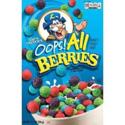 Cap'n Crunch Oops All Berries