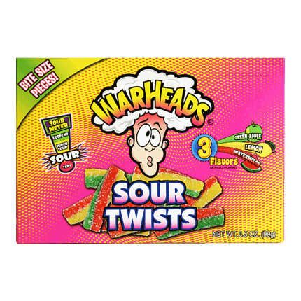 Warheads Sour Twists Box