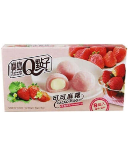 Cacao Mochi Strawberry, azjatyckie mochi!