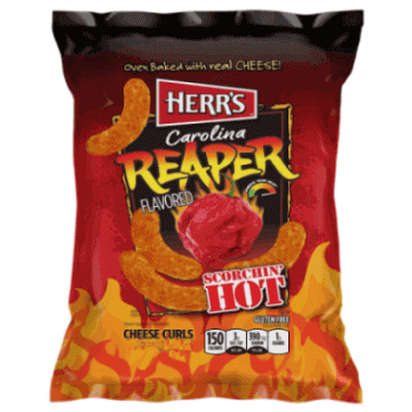 Herr's Carolina Reaper Cheese Curls 28g