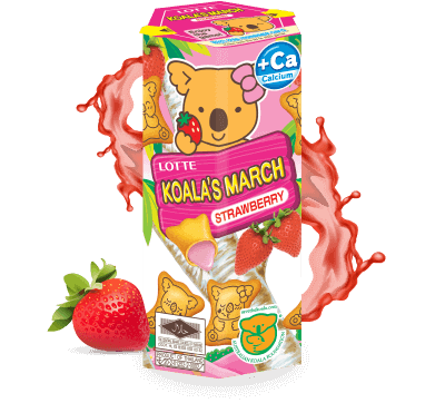 Lotte Koala March Strawberry 37g