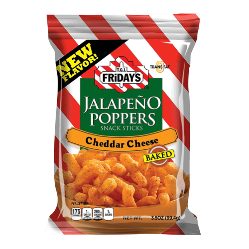 TGI Fridays Jalapeno Poppers Snack Sticks, ostre i chrupiące / Słodyczowo Sklep