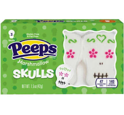 Peeps Marshmallow Skulls 42g