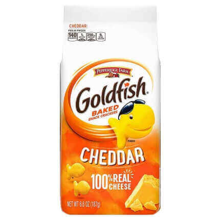 Goldfish Crackers Cheddar 187g