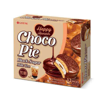 Lotte Choco Pie Milk Tea 336g