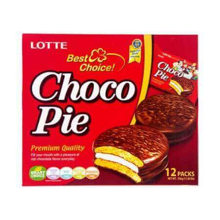 Lotte Choco Pie Original 336g, ciastka z Korei!