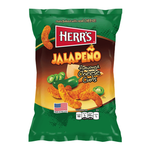 Herr's Jalapeno Poppers Cheesy Curls / Słodyczowo Sklep