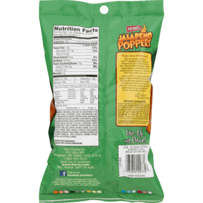 Herr's Jalapeno Poppers Cheesy Curls, ostre chrupki z USA!