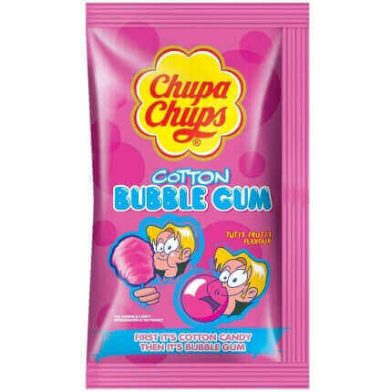 Chupa Chups Cotton Bubble Gum Tutti Frutti 11g