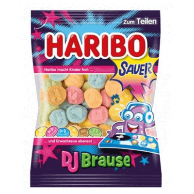 Haribo DJ Brause Sauer Fizz 175g