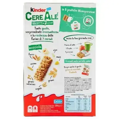 Kinder CereAle Biscotti Nocciola 204g