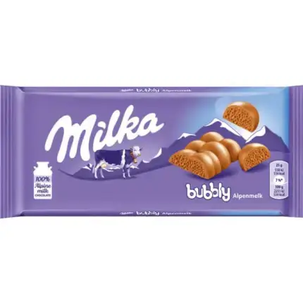 Chocolate Bubbly Milka 90