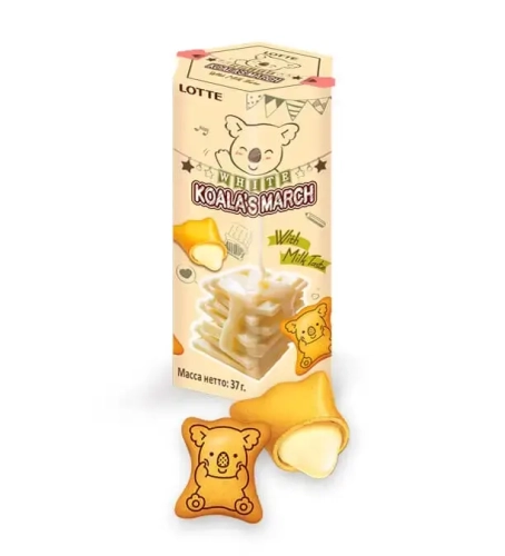 Lotte Koala March White Milk 37g