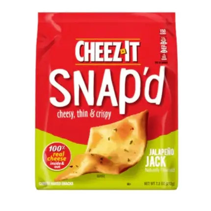 Cheez It Snap'd Jalapeno Jack 62g