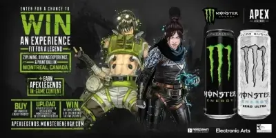 Monster Ultra Zero Apex Legends 473ml USA