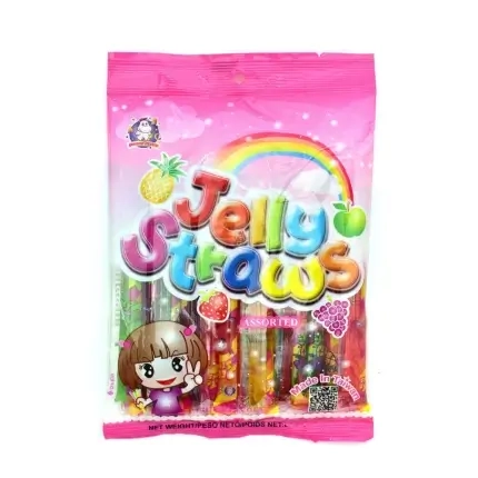 ABC Animal Friends Jelly Straws 400g