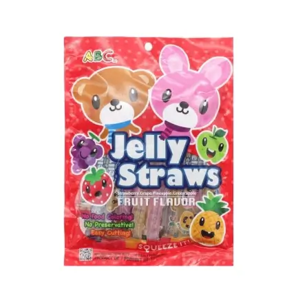 ABC Bear and Bunny Jelly Straws 300g