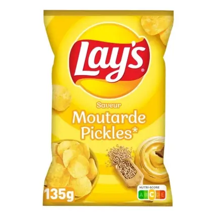 Lay's Saveur Moutarde Pickles 135g