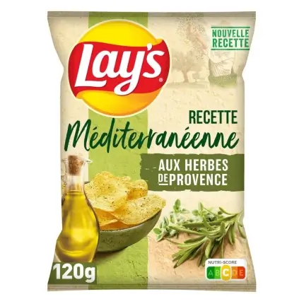 Lay's Olive Oil Herbes de Provence 120g