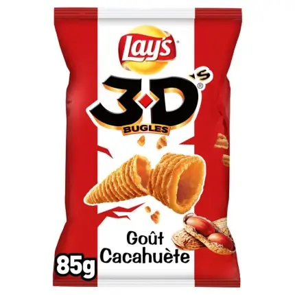 Lay's 3D's Gout Cacahuete 85g