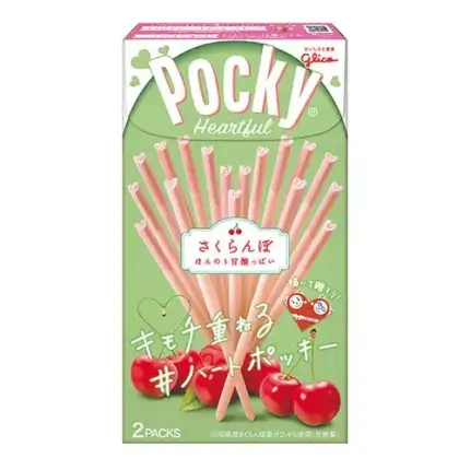 Pocky Hartfull Cherry 55g