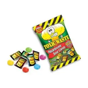 Toxic Waste Hazardously Hard Candy 57g