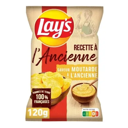 Lay's A L'Ancienne Saveur Moutarde 120g