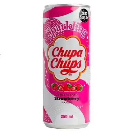 Chupa Chups Zero Sugar Strawberry 250ml