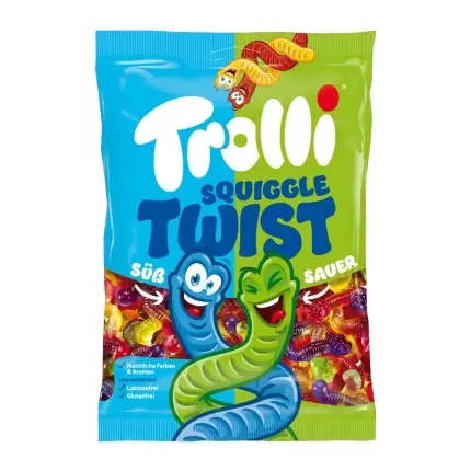 Trolli Squiggle Twist Suss Sauer 175g