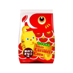 Tohato Caramel Corn Kuromitsu Kinako 77g