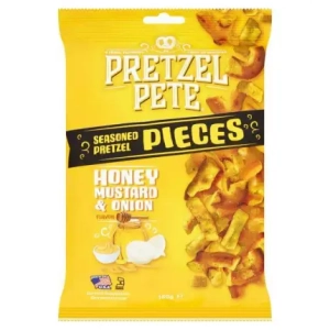 Pretzel Pete Honey Mustard Onion Pretzel 160g