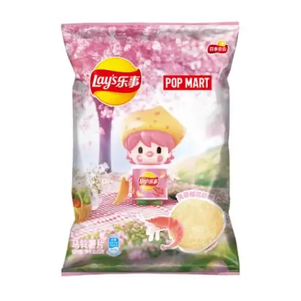 Lay's Popmart Lotus Sakura Shrimp 60g