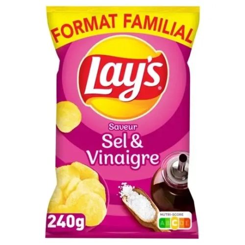 Lay's Sel Vinaigre 280g Family Size
