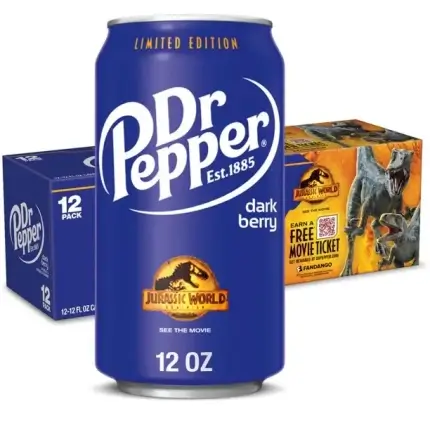 Dr Pepper Dark Berry Jurassic Park 355ml