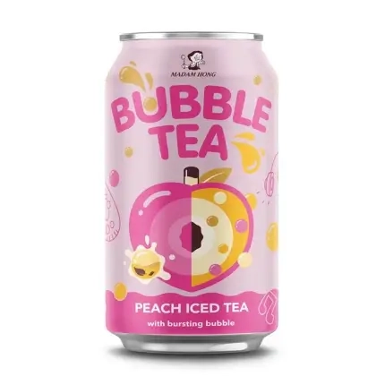 Madam Hong Bubble Tea Peach Iced Tea