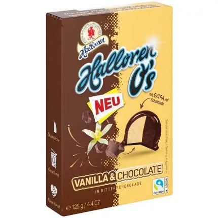 Halloren O's Vanilla Chocolate 125g